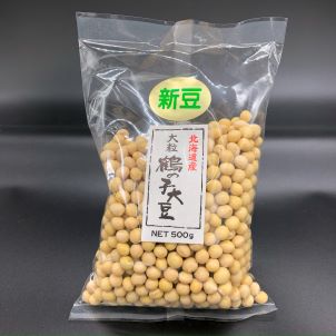 乾燥豆 令和6年産 北海道産 大粒 鶴の子大豆 500g