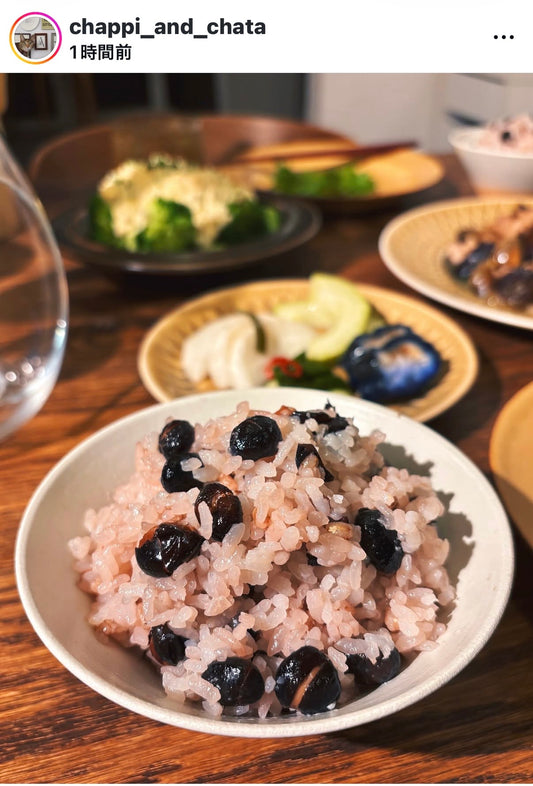 国産　丹波黒豆おこわの素 55g ×３p (お試し商品)送料無料