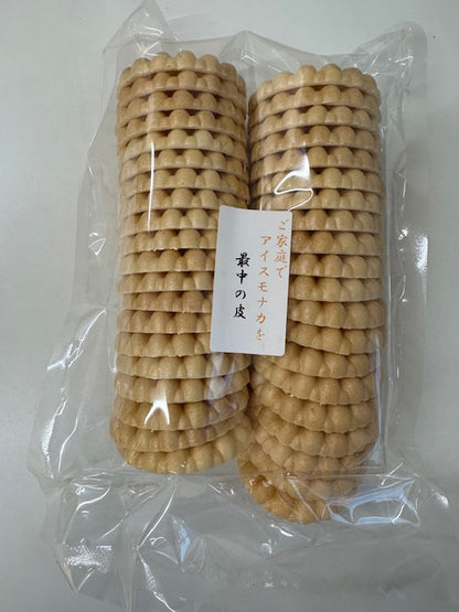 最中の皮 40枚入り | 国産もち米100% アイスモナカ・粒あん最中に | いさおと豆の木