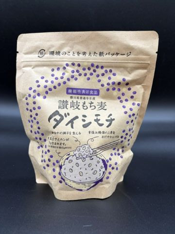 讃岐もち麦　ダイシモチ 300g　クラフト袋　香川県善通寺市産